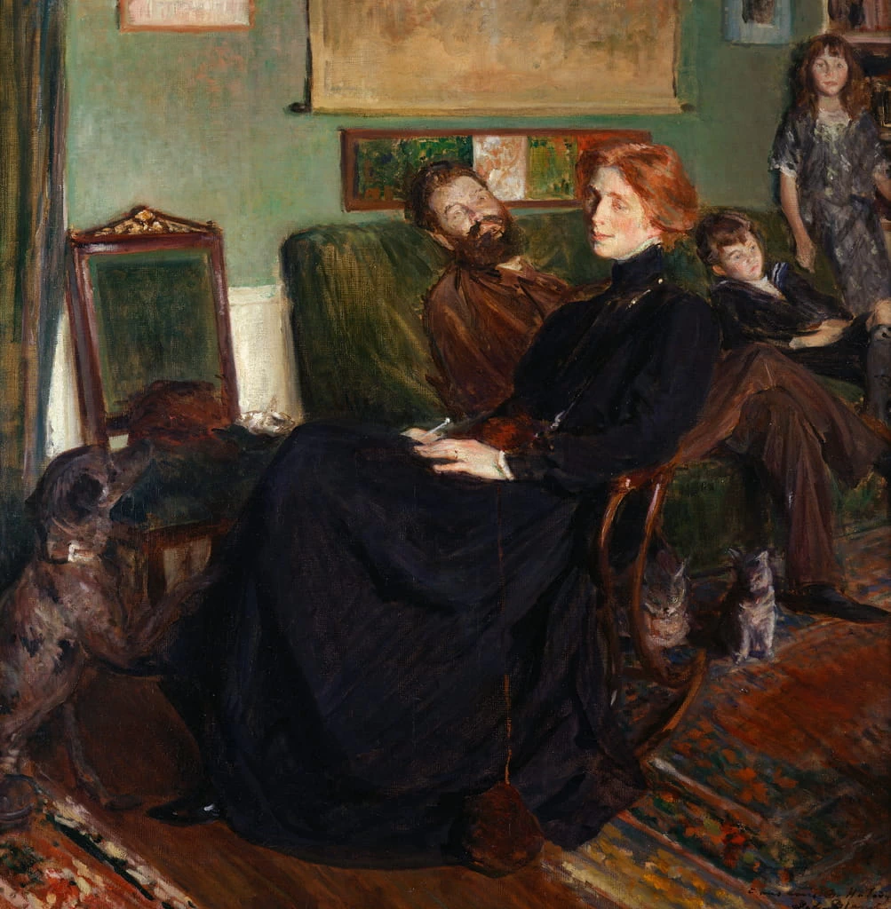 Daniel, Marianne, Francois e Leon Halevy, 1910